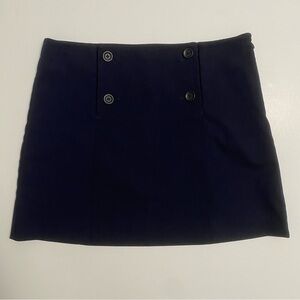 Women's Navy Blue‎ Micro Mini Skirt 2 Lined Y2K Preppy